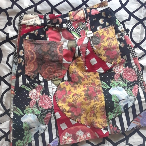 Pre Y2K, '90s vintage Moschino boho pencil skirt small - Picture 6 of 8